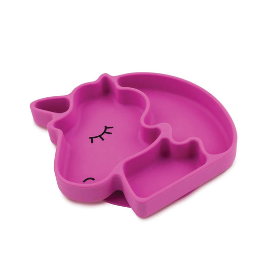 Silicone Suction Plate for Baby & Toddler - Unicorn Baby | Bumkins