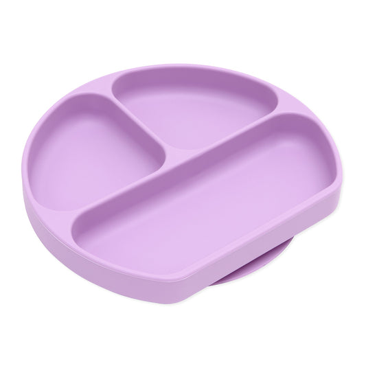 Silicone Suction Plate for Baby & Toddler - Lavender Baby | Bumkins