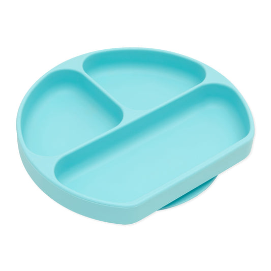 Silicone Suction Plate for Baby & Toddler - Blue Baby | Bumkins