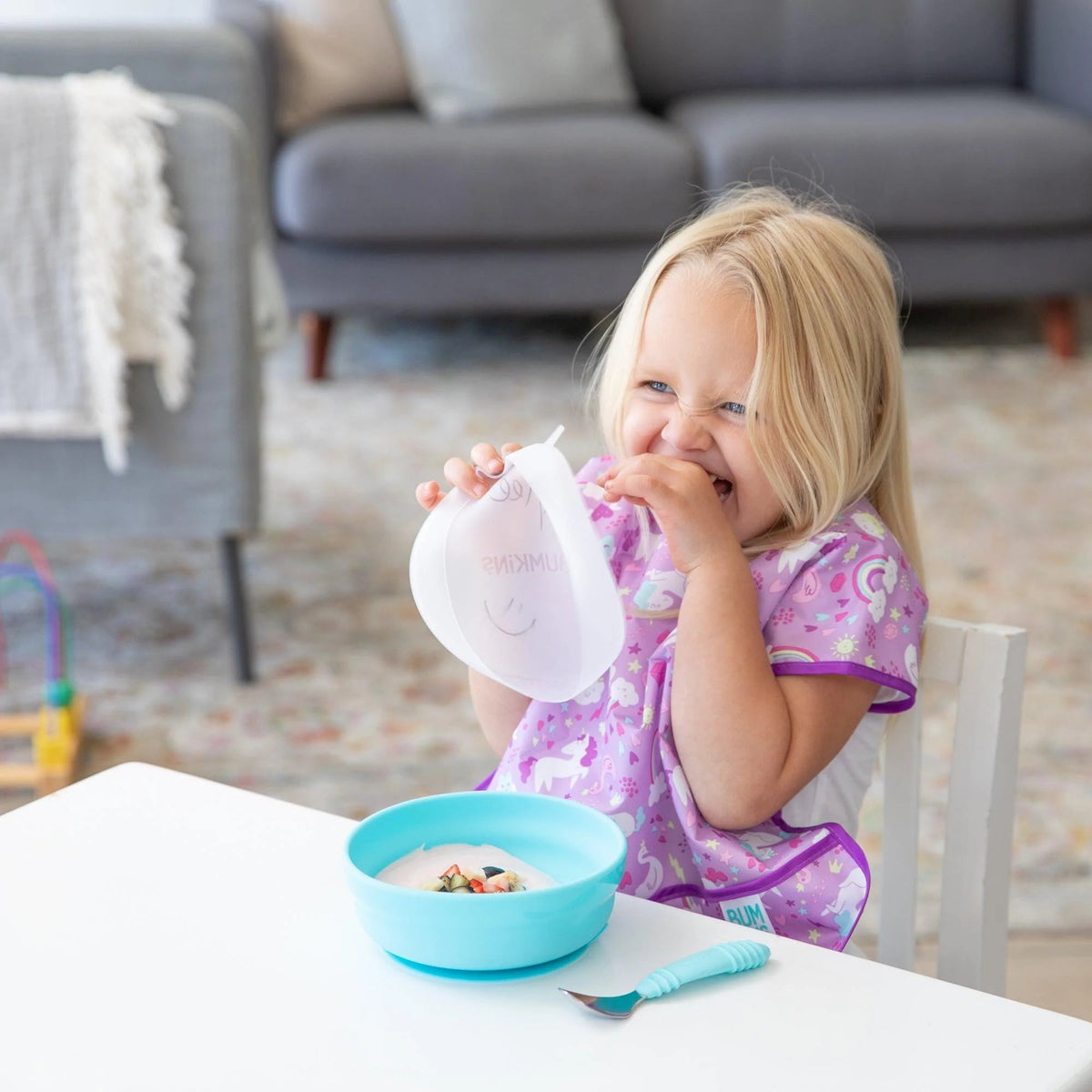 Silicone Suction Bowls That Stick to Tables + Highchairs | Bumkins