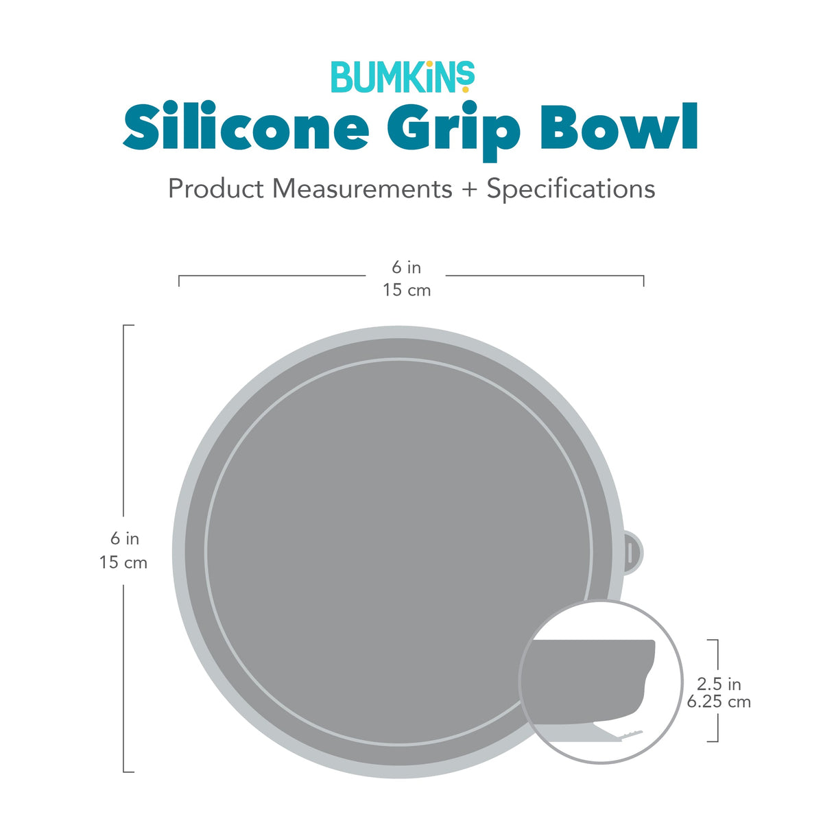 Silicone Suction Bowls That Sticks to Tables + Highchairs | Bumkins