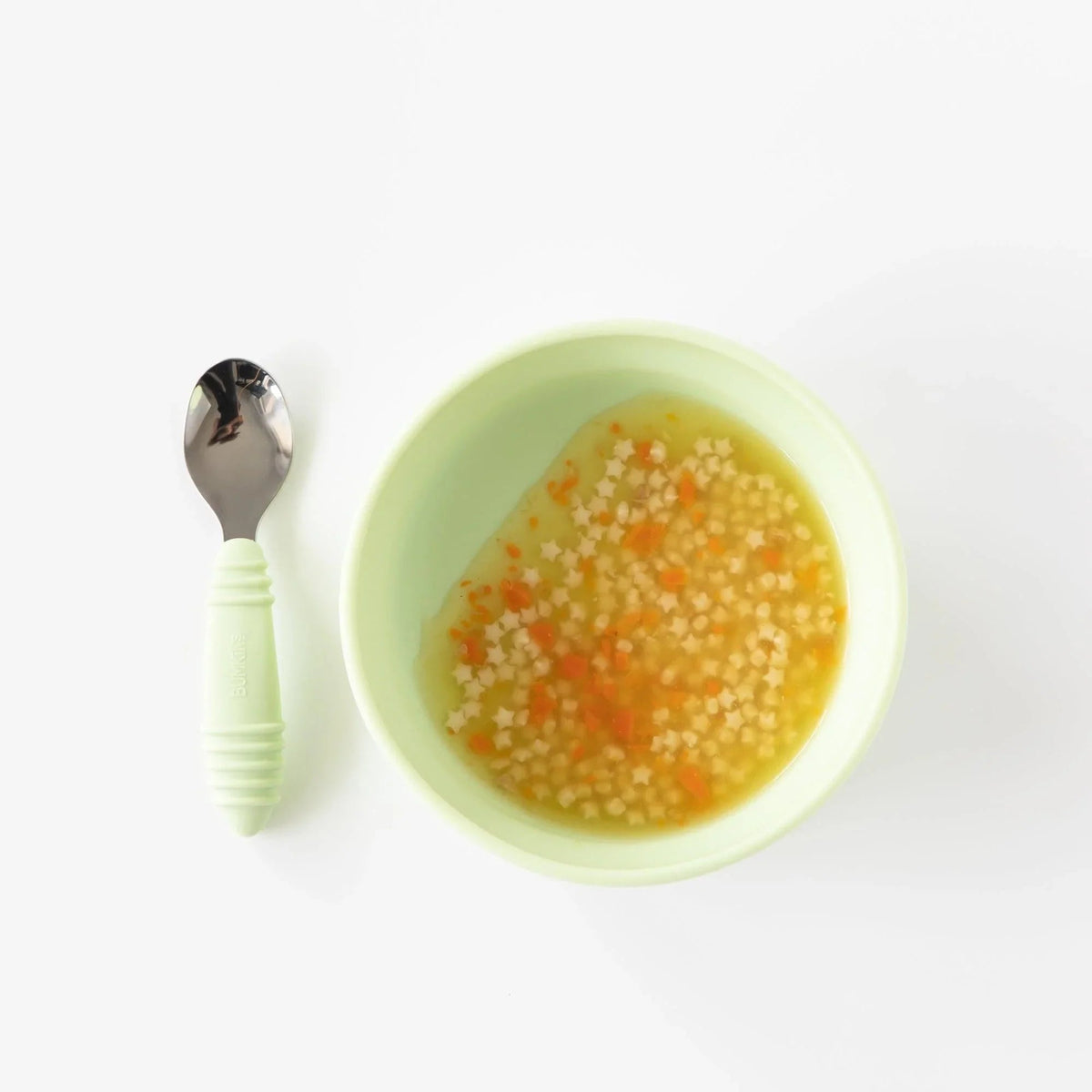 Silicone Suction Bowl w/ Sloped Bottom For Easy Scooping | Bumkins