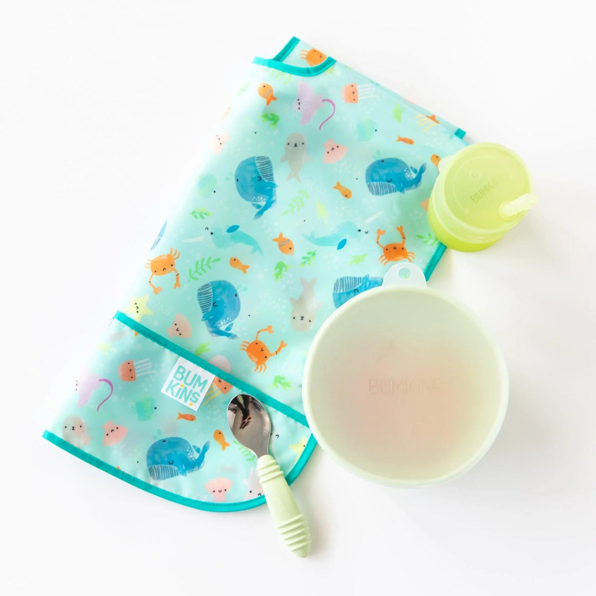 Silicone Suction Bowl w/ Sloped Bottom For Easy Scooping | Bumkins