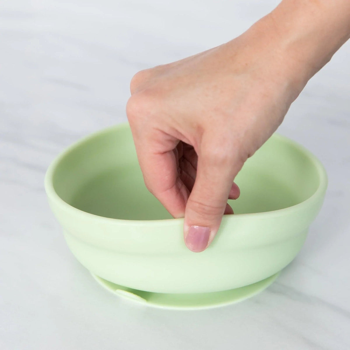 Silicone Suction Bowl w/ Sloped Bottom For Easy Scooping | Bumkins