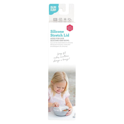 BPA-Free Silicone Reusable Stretch Lids For Toddler Bowls | Bumkins