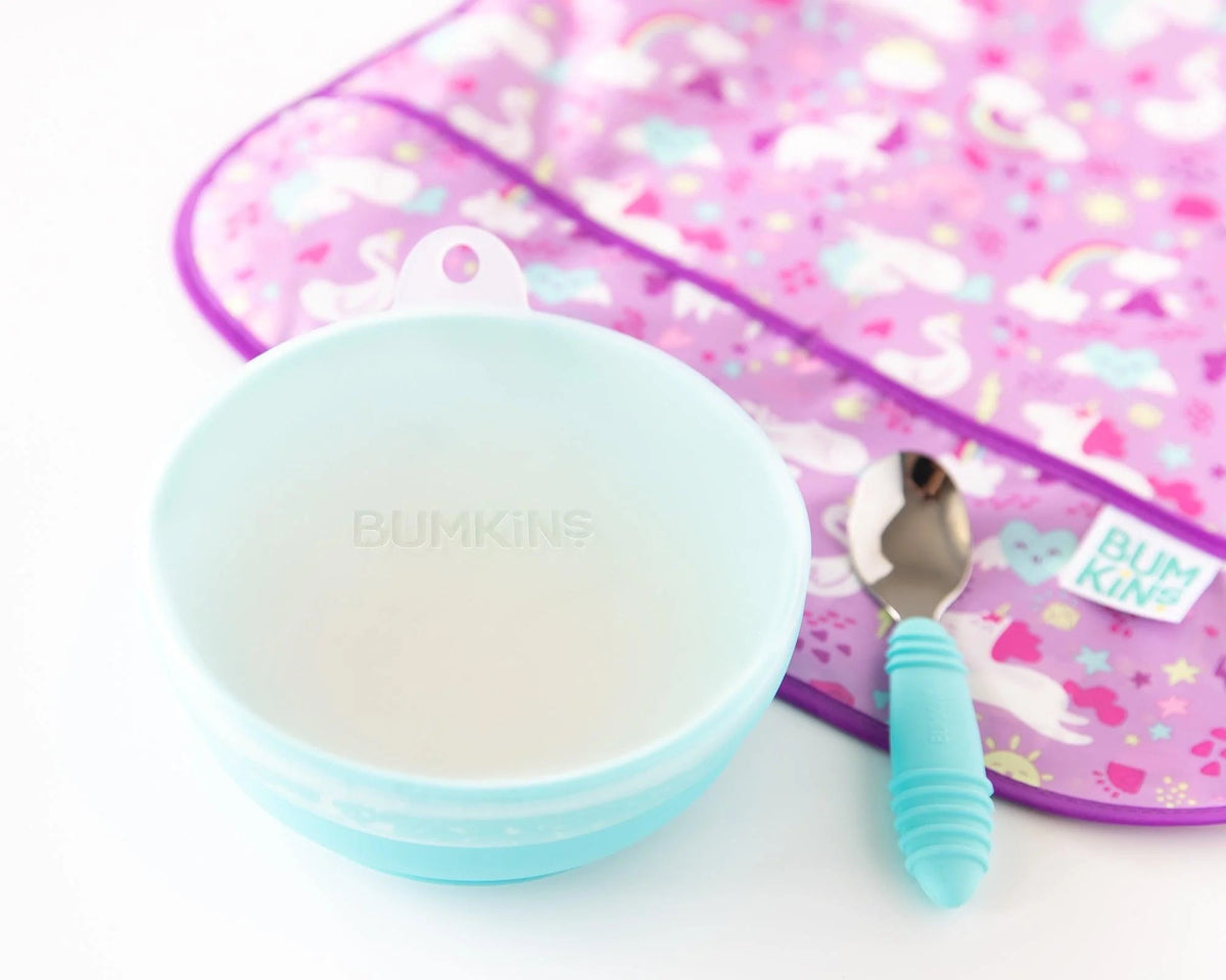 BPA-Free Silicone Reusable Stretch Lids For Toddler Bowls | Bumkins