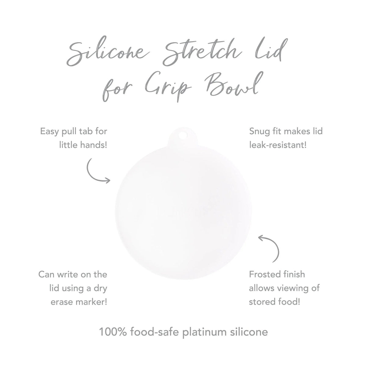 BPA-Free Silicone Reusable Stretch Lids For Toddler Bowls | Bumkins
