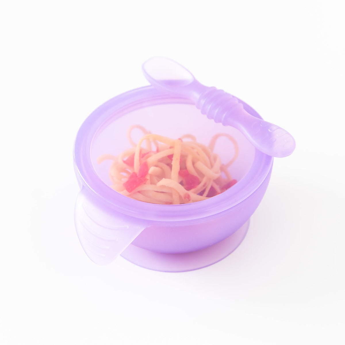 Purple Jelly Silicone First Feeding Set for Babies | Bumkins