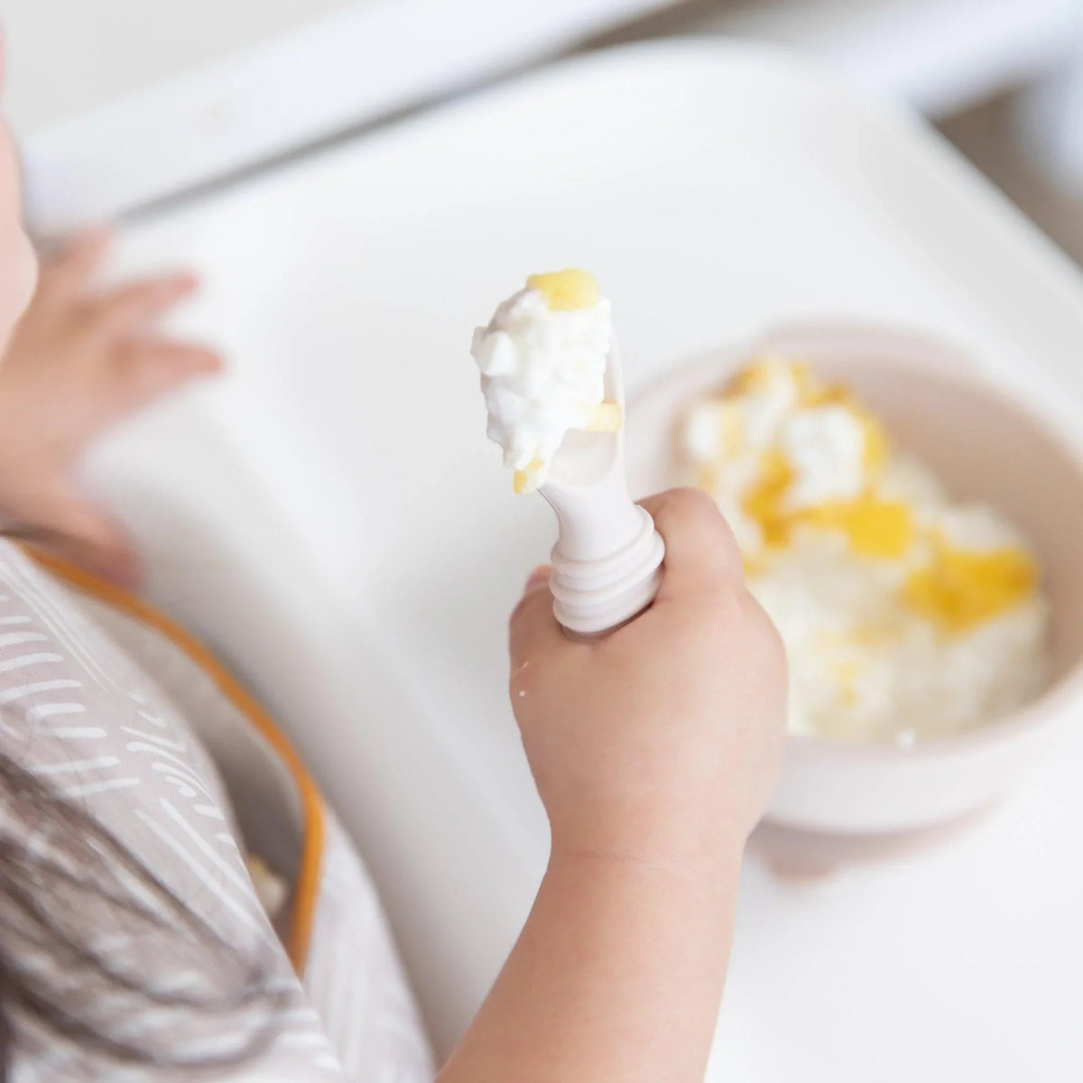 BPA-Free Silicone Baby Feeding Set with Bowl, Spoon & Lid | Bumkins