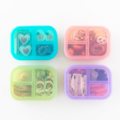 Purple Jelly Silicone Bento Box for Food Storage Baby | Bumkins