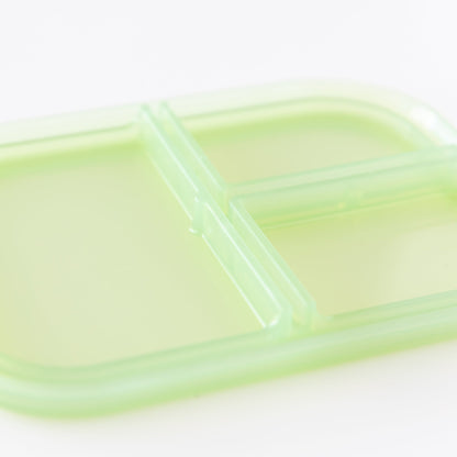 Green Jelly Leakproof Bento Box for Meal Prep, Food Storage | Bumkins