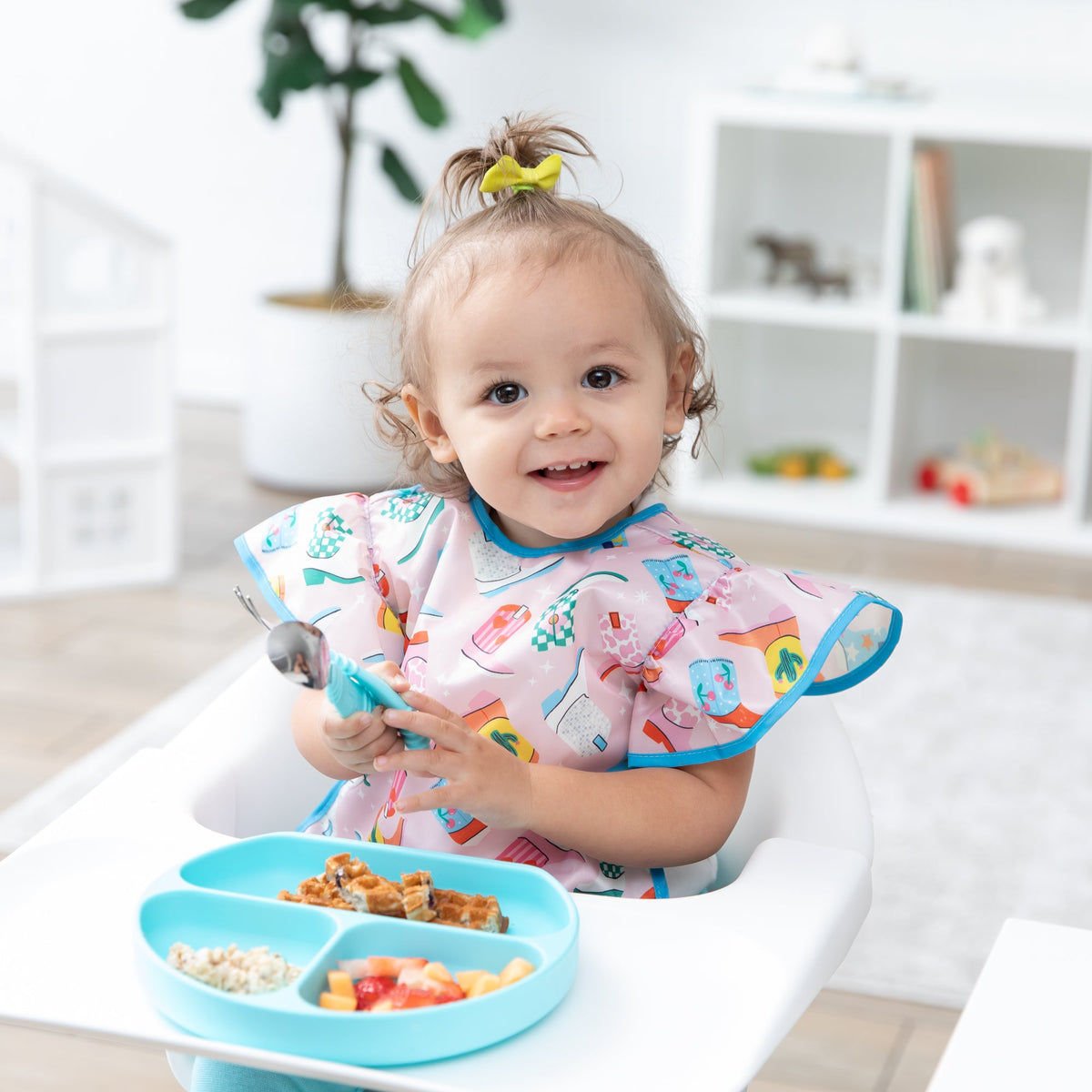 Toddler-Safe Kids Silverware Duo in Cute Baby Blue | Bumkins