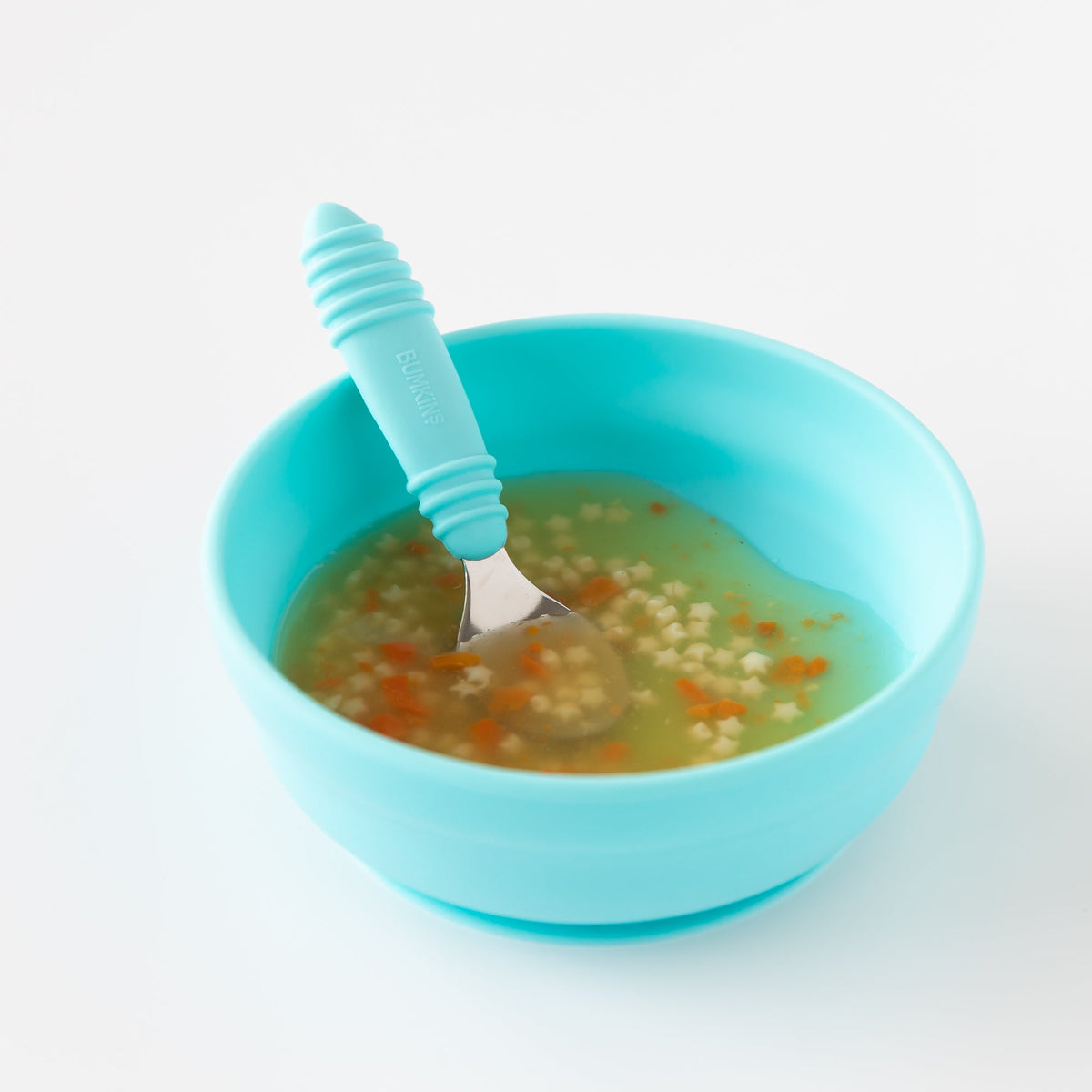 Toddler-Safe Kids Silverware Duo in Cute Baby Blue | Bumkins