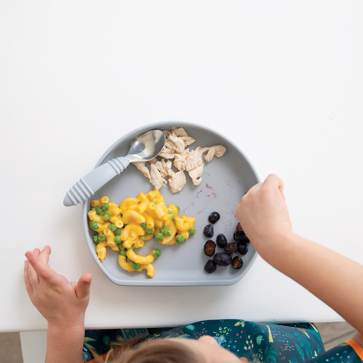 Silicone & Stainless Steel Baby Spoons + Forks | Bumkins