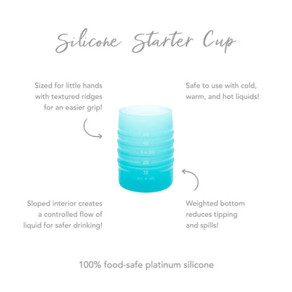 Silicone Small Baby Cup For Learning Open Cup Drinking | Bumkins