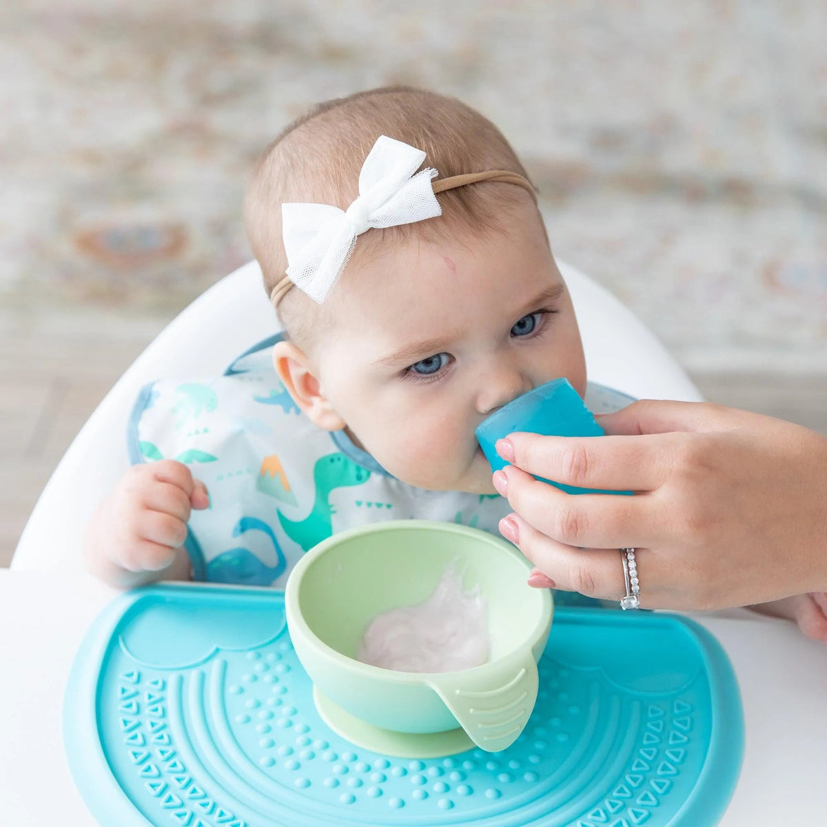 Silicone Small Baby Cup For Learning Open Cup Drinking | Bumkins