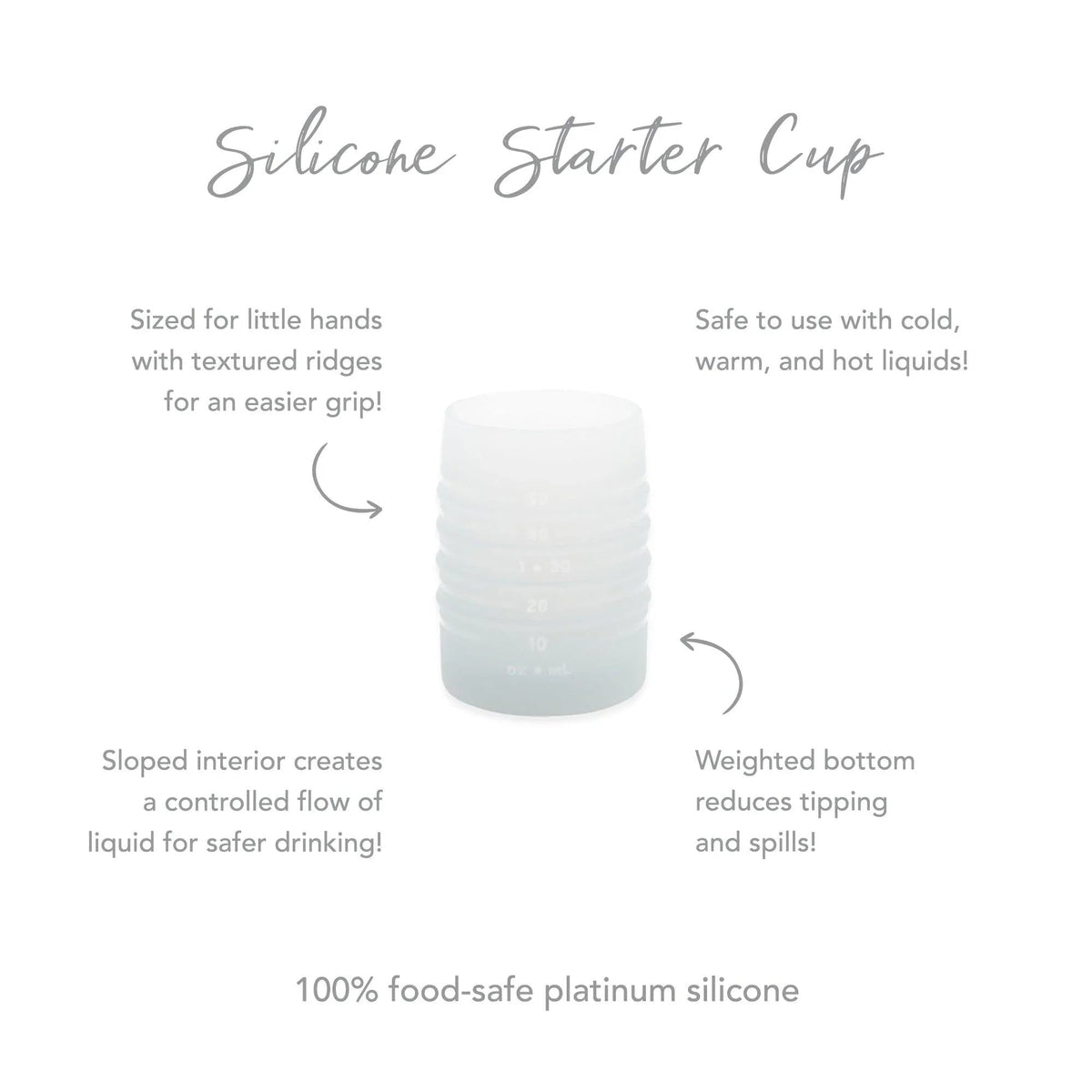 Silicone Small Baby Training Cup For Early Open Cup Drinking | Bumkins