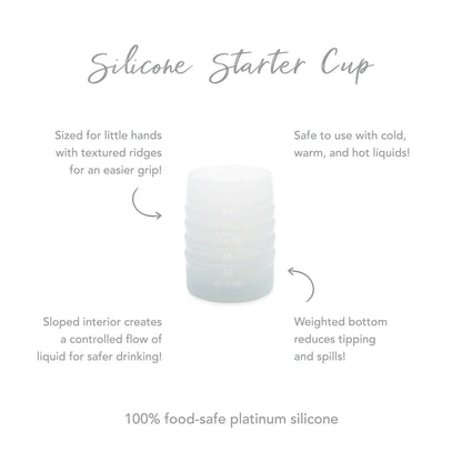 Silicone Small Baby Training Cup For Early Open Cup Drinking | Bumkins