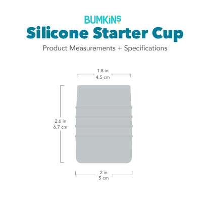 Silicone Small Baby Training Cup For Early Open Cup Drinking | Bumkins