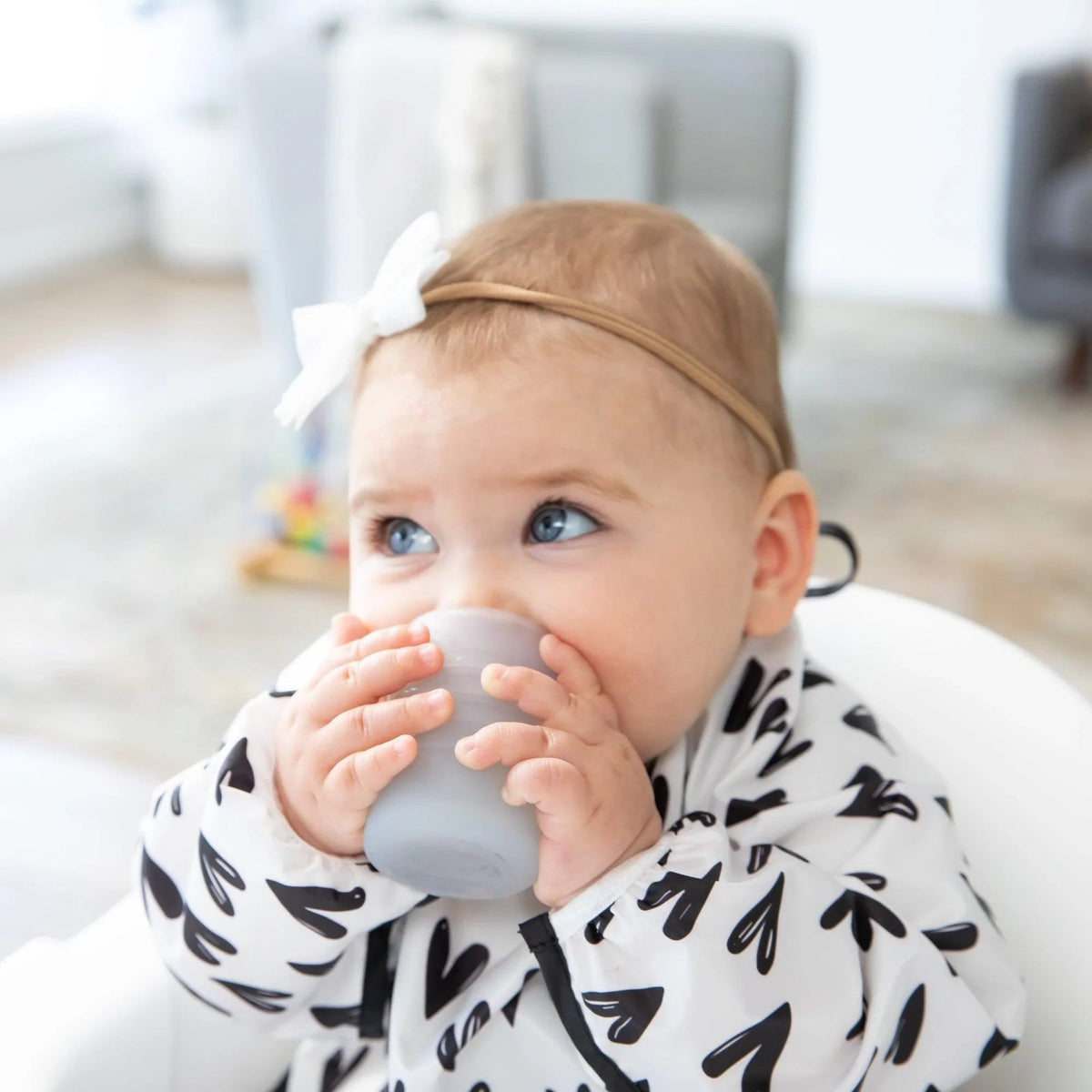 Silicone Small Baby Training Cup For Early Open Cup Drinking | Bumkins