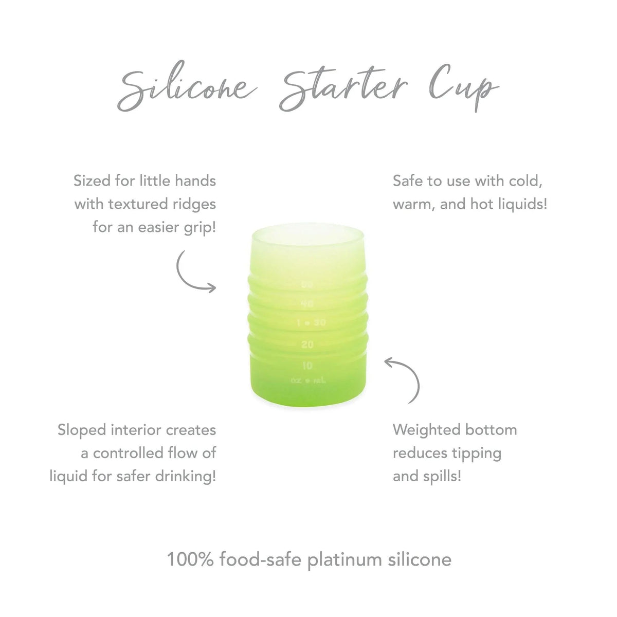 Silicone Training Cup For Baby Transitioning To Regular Cups | Bumkins