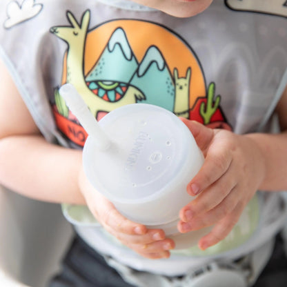 Silicone Cup with Straw + Leak-resistant Lid For Toddlers | Bumkins