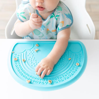 Silicone Sensory Feeding Mat For Meals at Home or On The Go | Bumkins