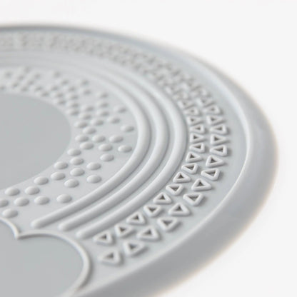 Sensory Silicone Placemat for Toddlers + Babies in Gray | Bumkins