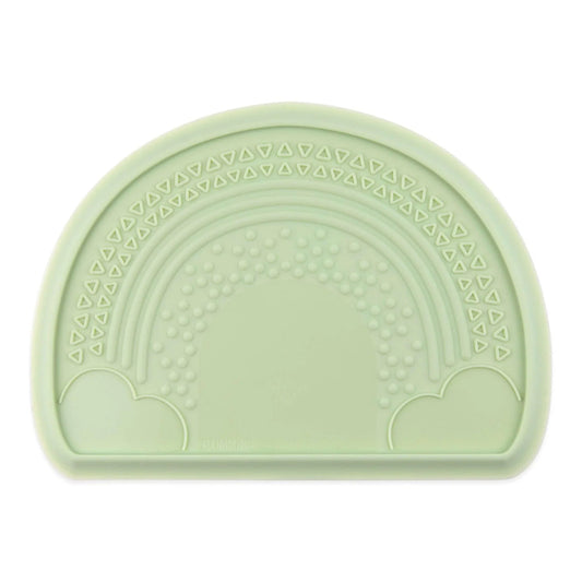 Sage Sensory Silicone Placemat with Fun Textured Design | Bumkins