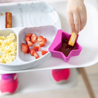 3 Pk Attachable Silicone Condiments Cups For Dipping Sauces | Bumkins
