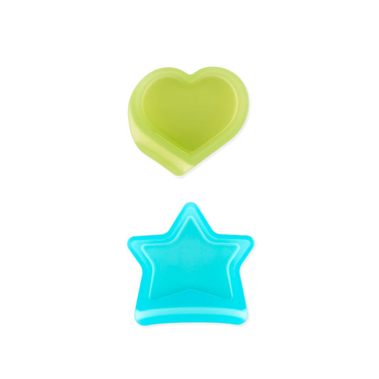Silicone Little Dipper Cups for Sauces and Purees - Aqua Jelly | Bumkins