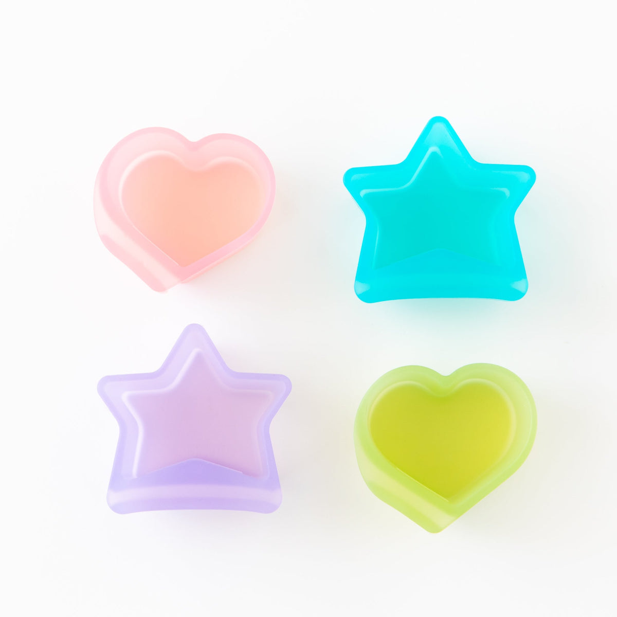 Silicone Little Dipper Cups for Sauces and Purees - Aqua Jelly | Bumkins