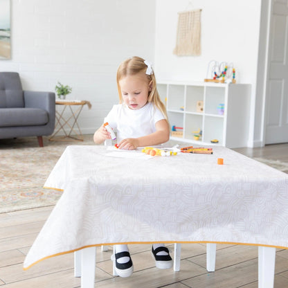 Desert Boho Print Splat Mat For Tables + Under Highchairs | Bumkins
