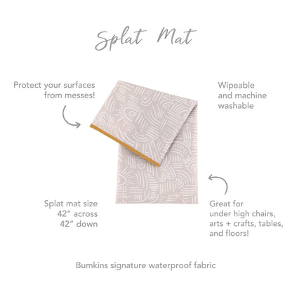 Desert Boho Print Splat Mat For Tables + Under Highchairs | Bumkins