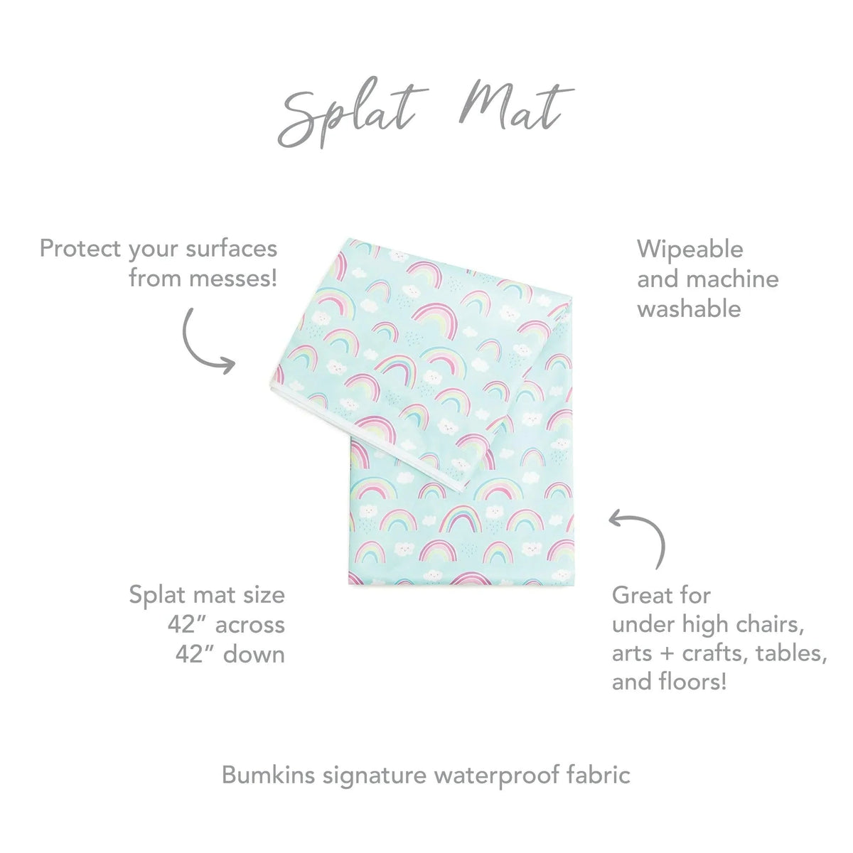 Washer-Friendly Activity Play Mat & Spill Catcher | Bumkins