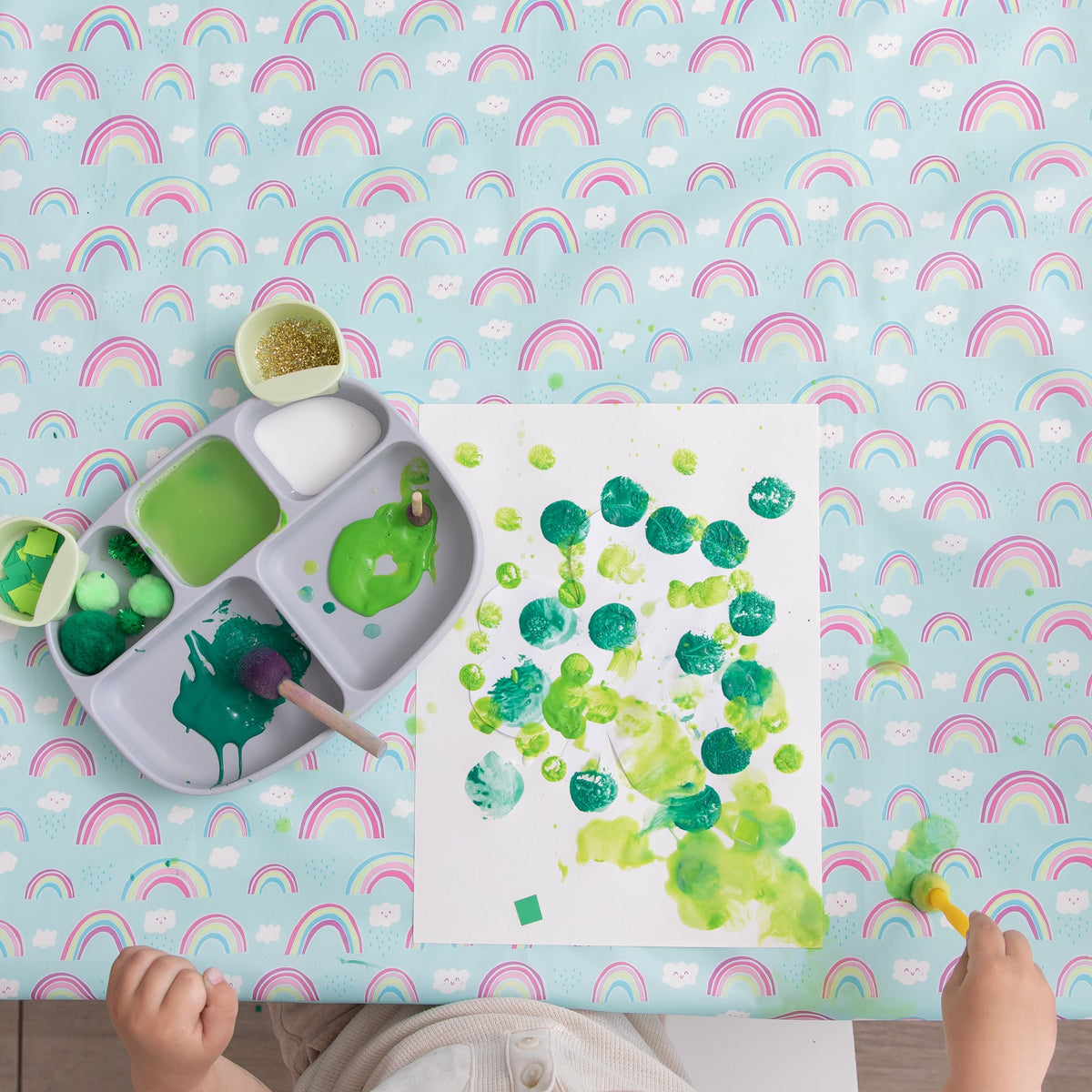 Washer-Friendly Activity Play Mat & Spill Catcher | Bumkins
