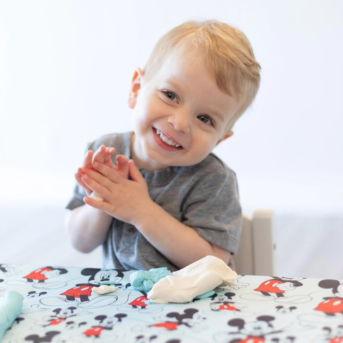 Disney Highchair Splat Mat for Mealtime or Playtime – Mickey Mouse Baby | Bumkins