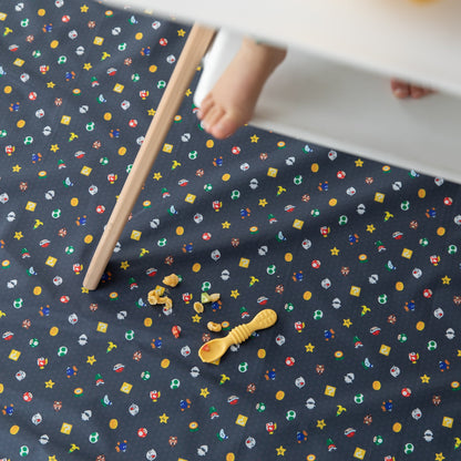 Super Mario Craft & High Chair Mat For Messy Meals & Fun | Bumkins