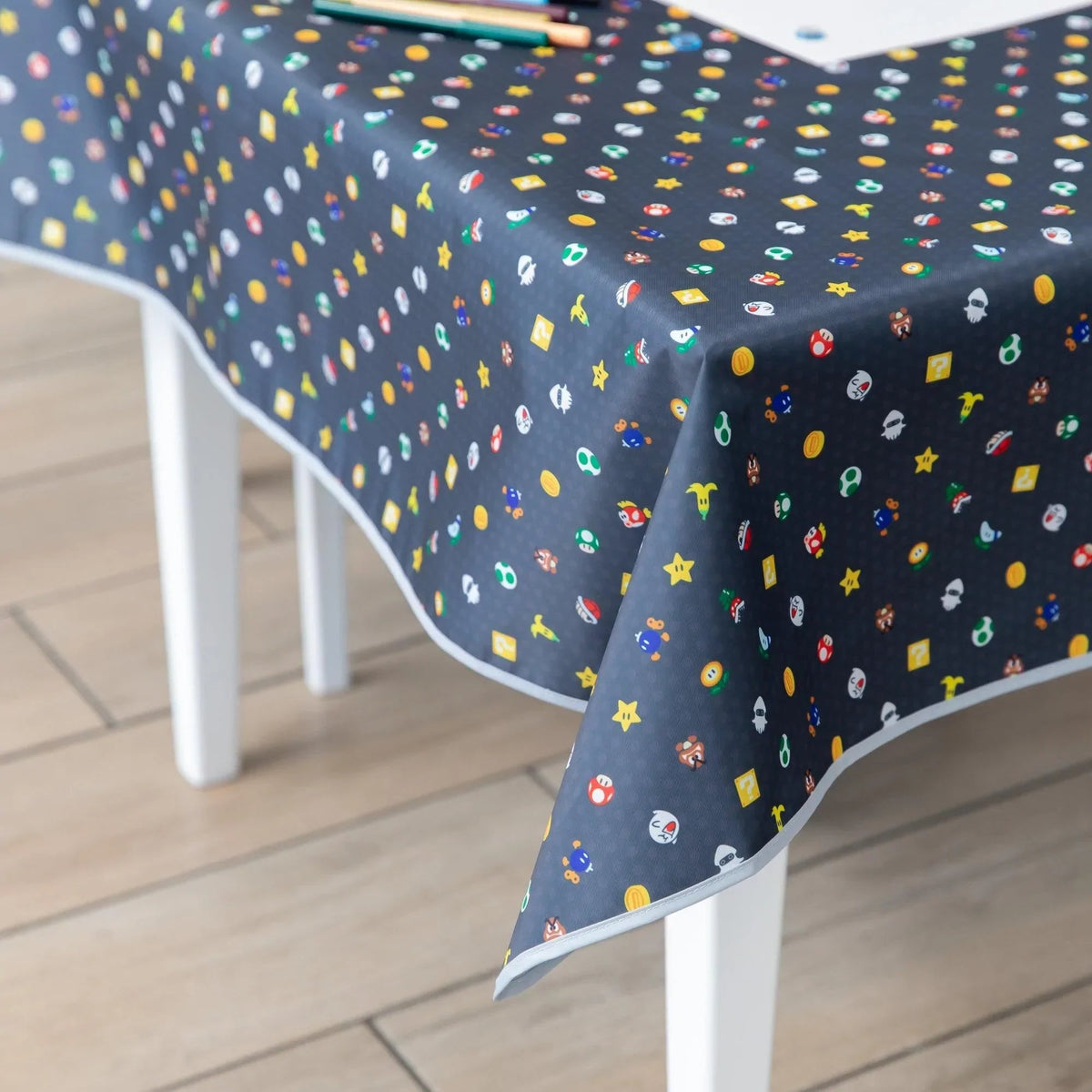 Super Mario Craft & High Chair Mat For Messy Meals & Fun | Bumkins