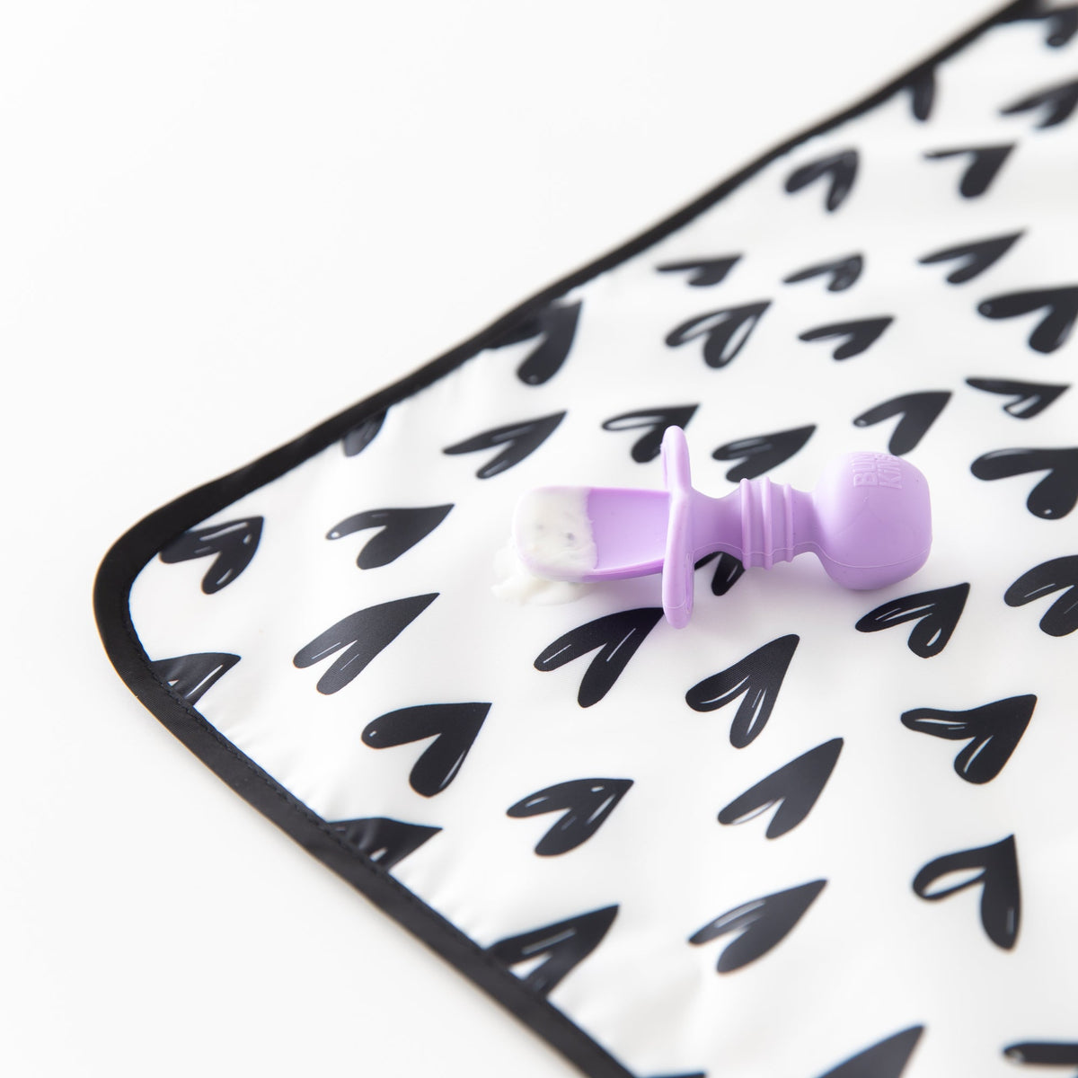Heart Splat Mat For Tables + Under Highchairs | Bumkins