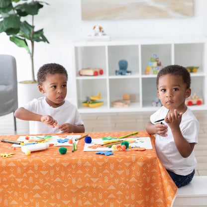 Grounded Boho Reusable Splat Mat for Tables + Under Highchairs | Bumkins