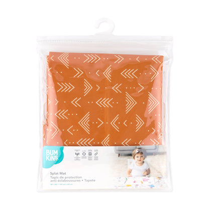 Grounded Boho Reusable Splat Mat for Tables + Under Highchairs | Bumkins