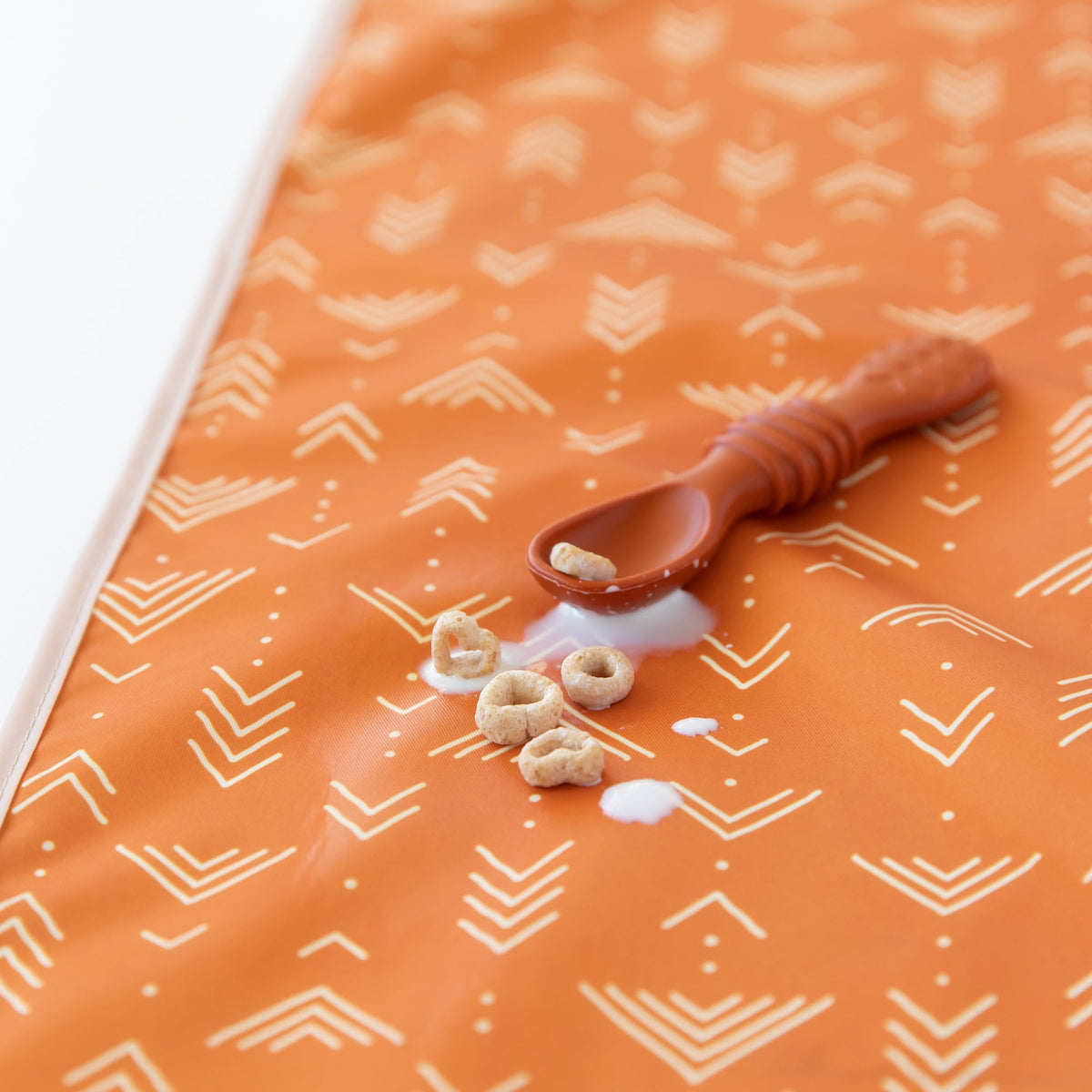 Grounded Boho Reusable Splat Mat for Tables + Under Highchairs | Bumkins