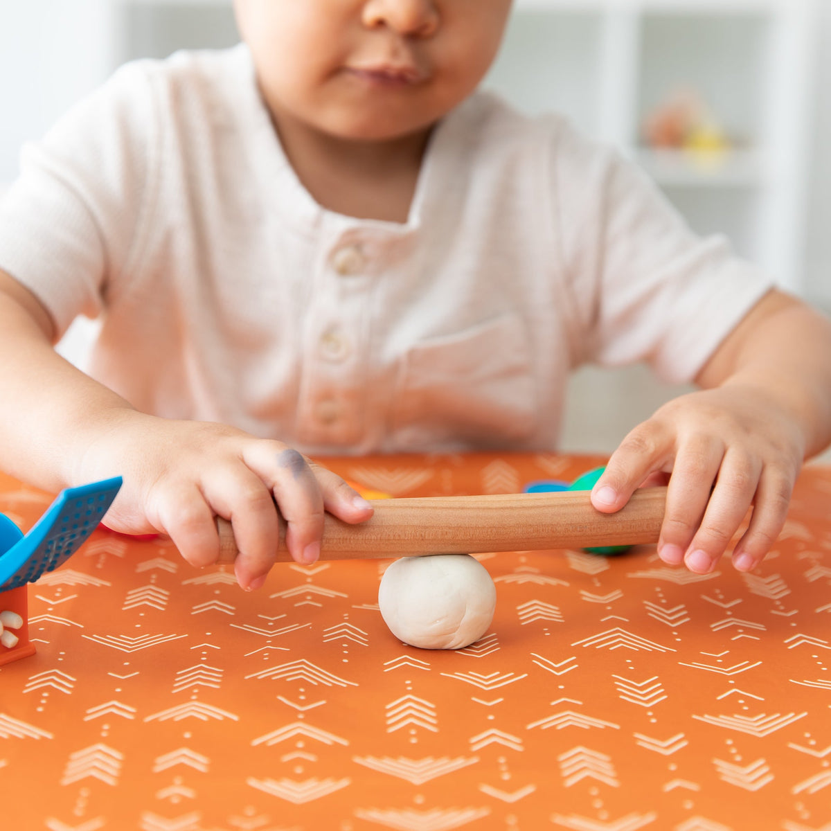Grounded Boho Reusable Splat Mat for Tables + Under Highchairs | Bumkins