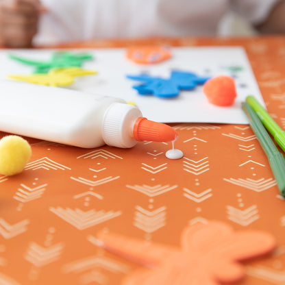 Grounded Boho Reusable Splat Mat for Tables + Under Highchairs | Bumkins