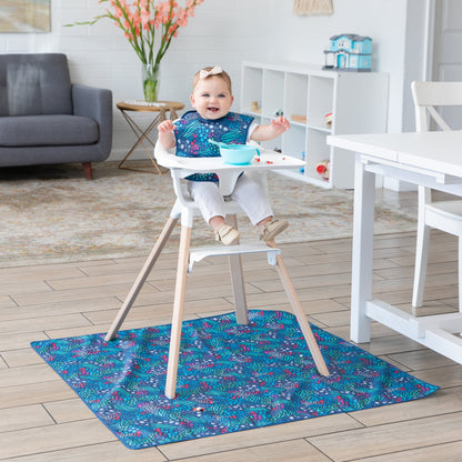 Animal Prints Waterproof Splat Mat, Reusable Tablecloth | Bumkins