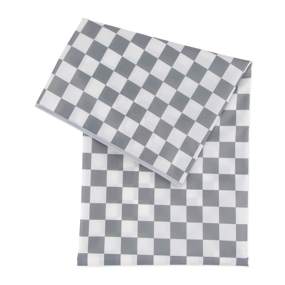Splat Mat: Charcoal Check | Bumkins