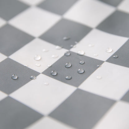 Splat Mat: Charcoal Check | Bumkins