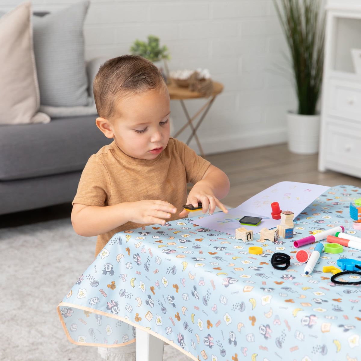 Splat Mat: Mickey + Minnie Sunny Side Up | Bumkins