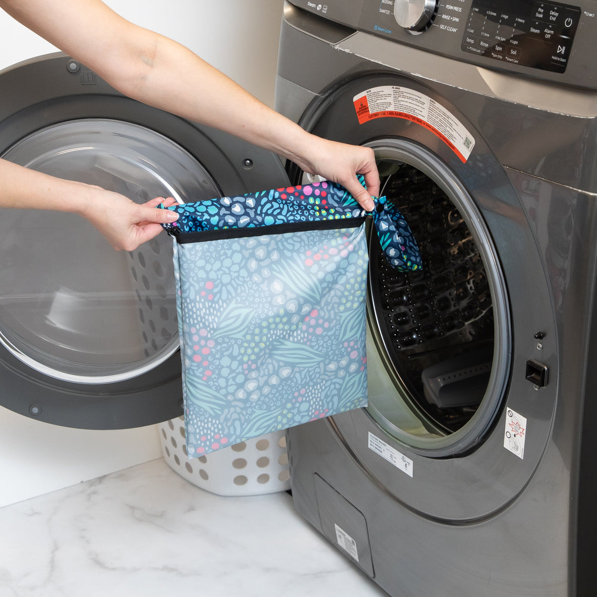 Wet Bag 2 Pack: Jungle + Animal Prints For Diapers, Swim | Bumkins